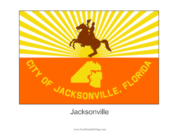 Jacksonville Free Printable Flag