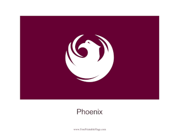Phoenix Free Printable Flag