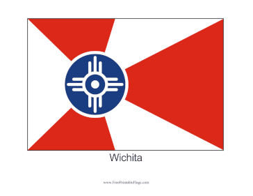 Wichita Free Printable Flag