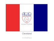 Cleveland Free Printable Flag