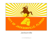 Jacksonville Free Printable Flag