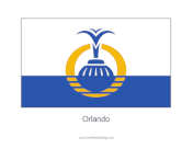 Orlando Free Printable Flag