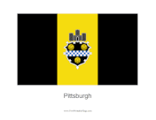 Pittsburgh Free Printable Flag