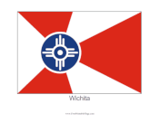 Wichita Free Printable Flag